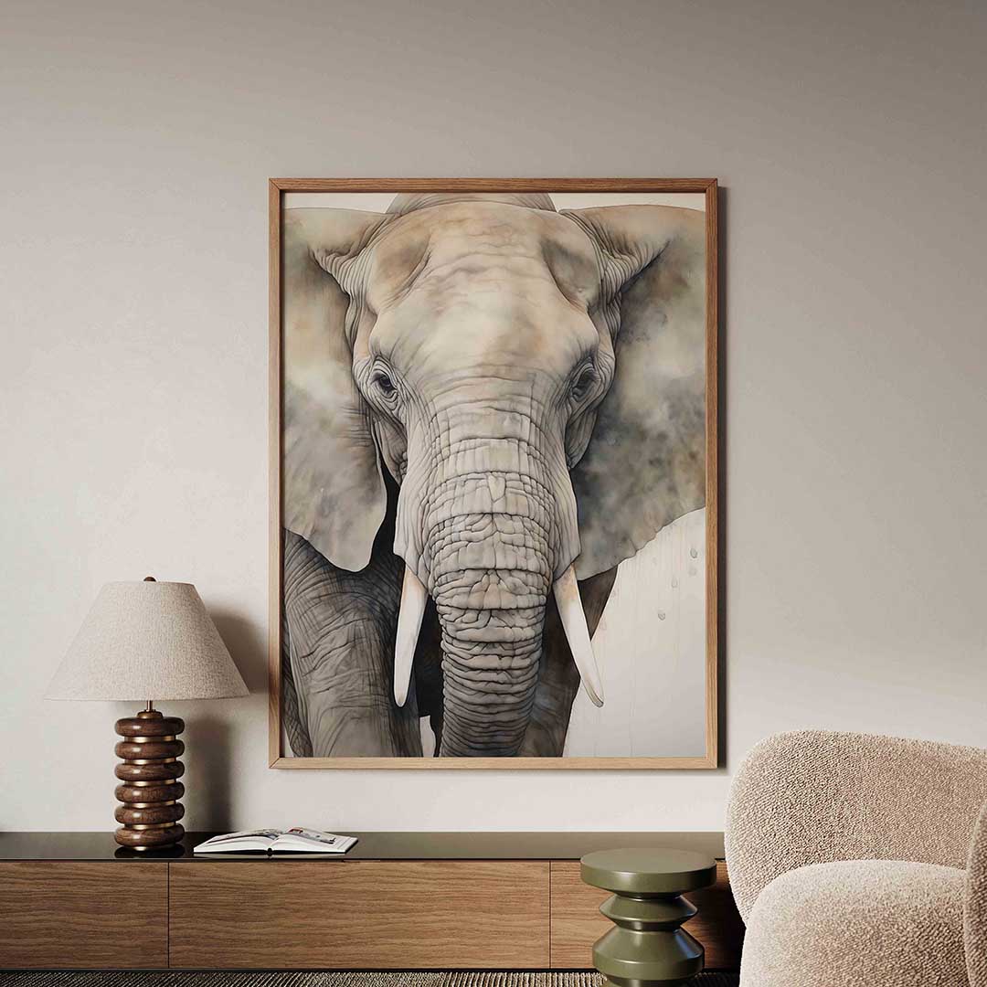 Olifant close up Poster