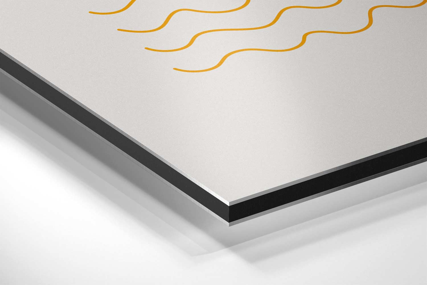 Golven en Boogjes Kunstwerk-canvas-dibond-plexiglas-wanddecoratie-WallArtistic