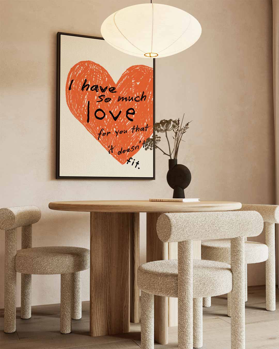 Liefdevolle Hartprint Kunstwerk-canvas-dibond-plexiglas-wanddecoratie-WallArtistic