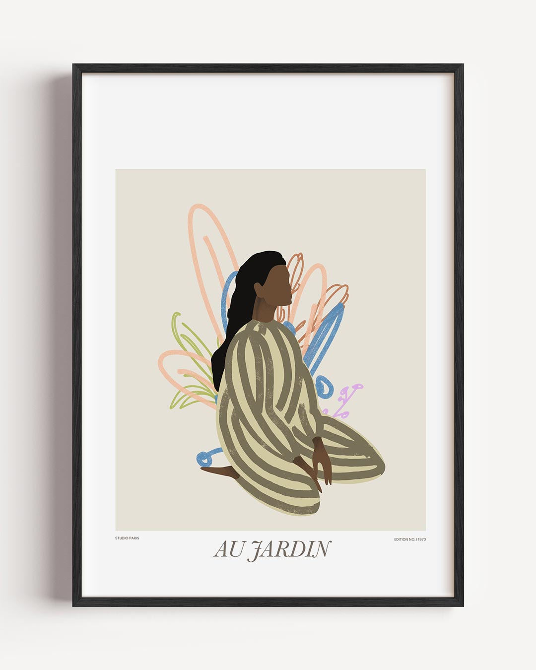 Au Jardin Boho Poster-WallArtistic