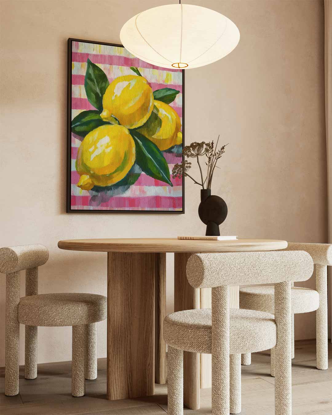 Frisse Citroenexplosie Kunstwerk-canvas-dibond-plexiglas-wanddecoratie-WallArtistic