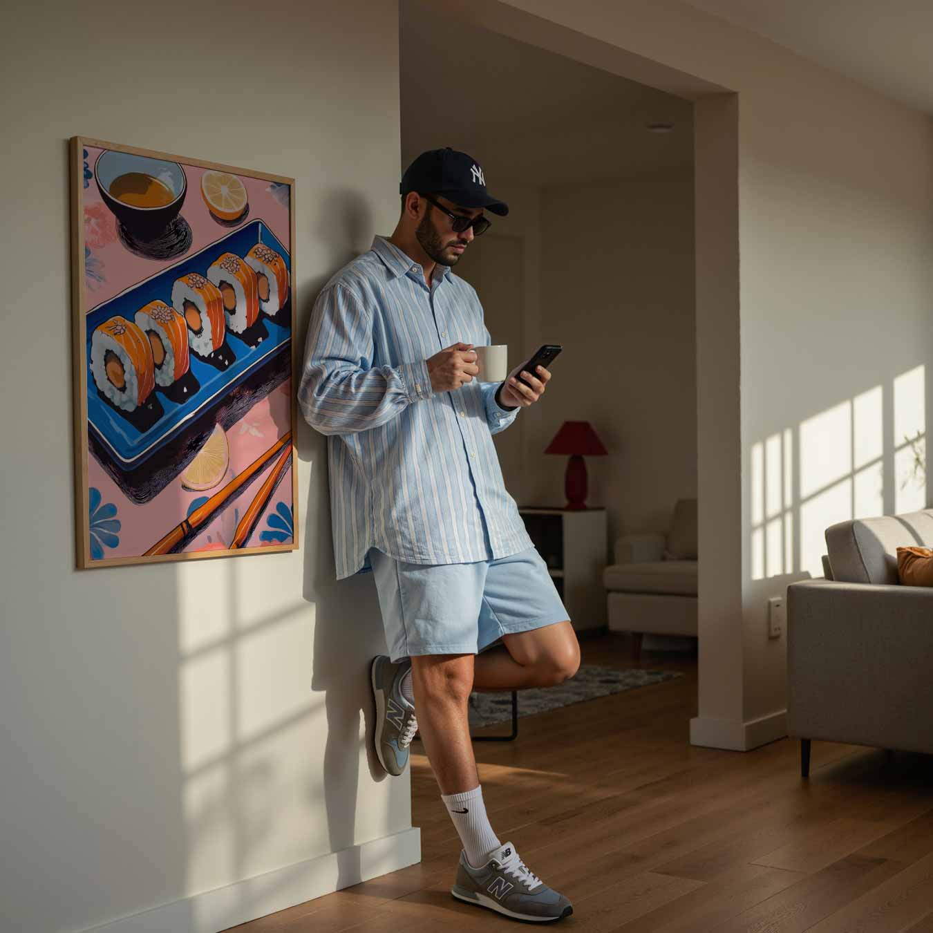 Kleurrijke Sushi Delight Poster-WallArtistic