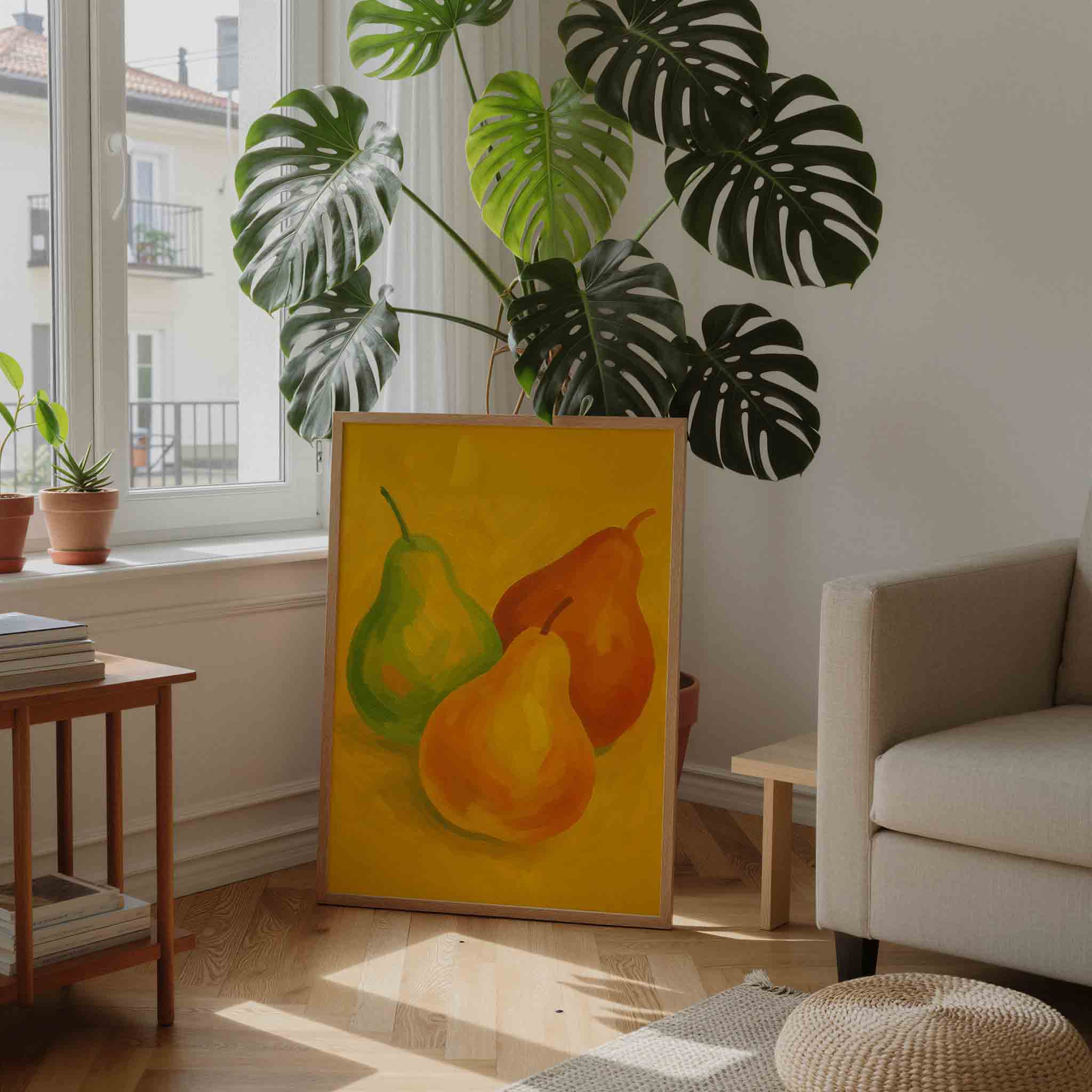 Drie peren Poster
