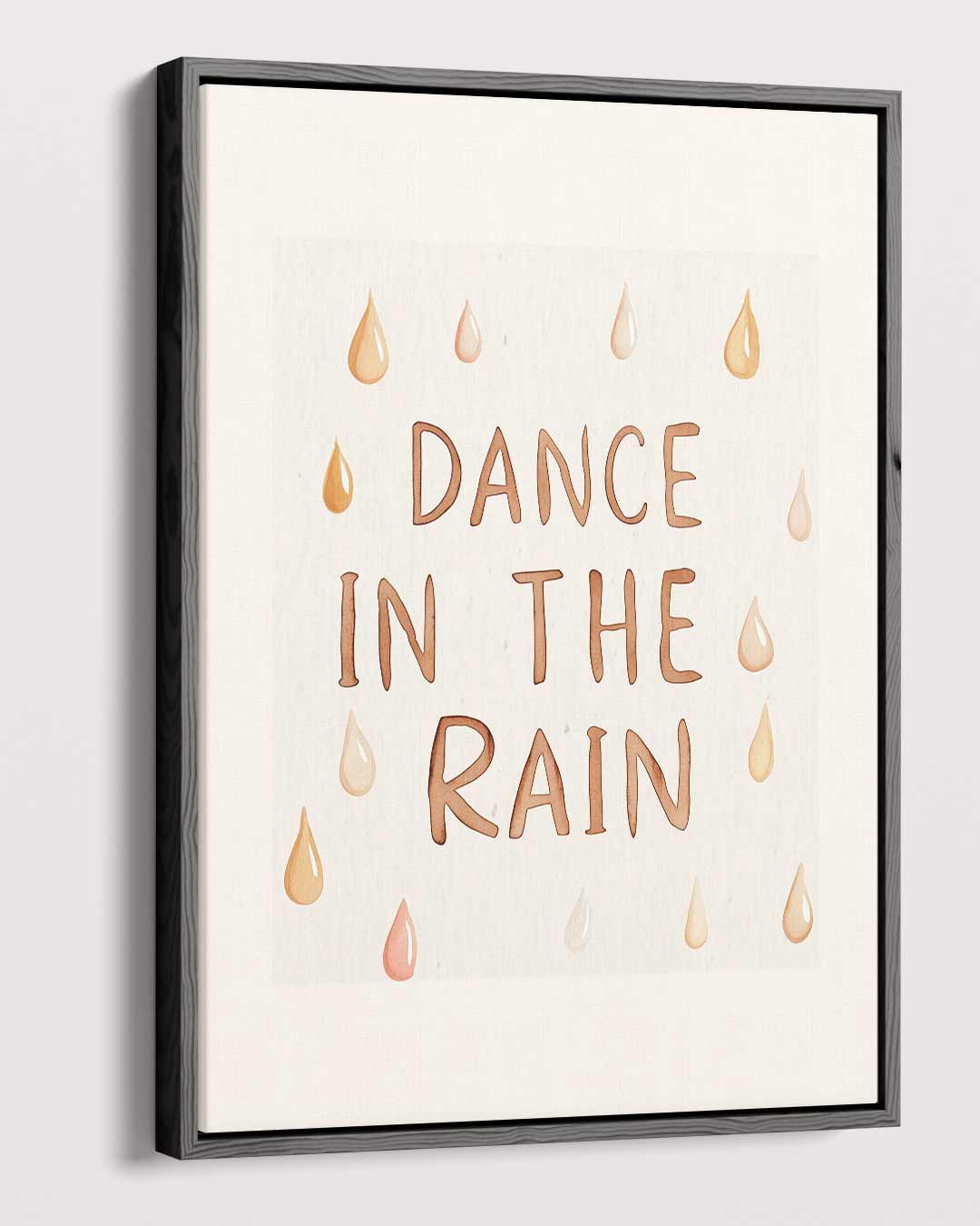 Dance in the Rain Poster Kunstwerk-canvas-dibond-plexiglas-wanddecoratie-WallArtistic