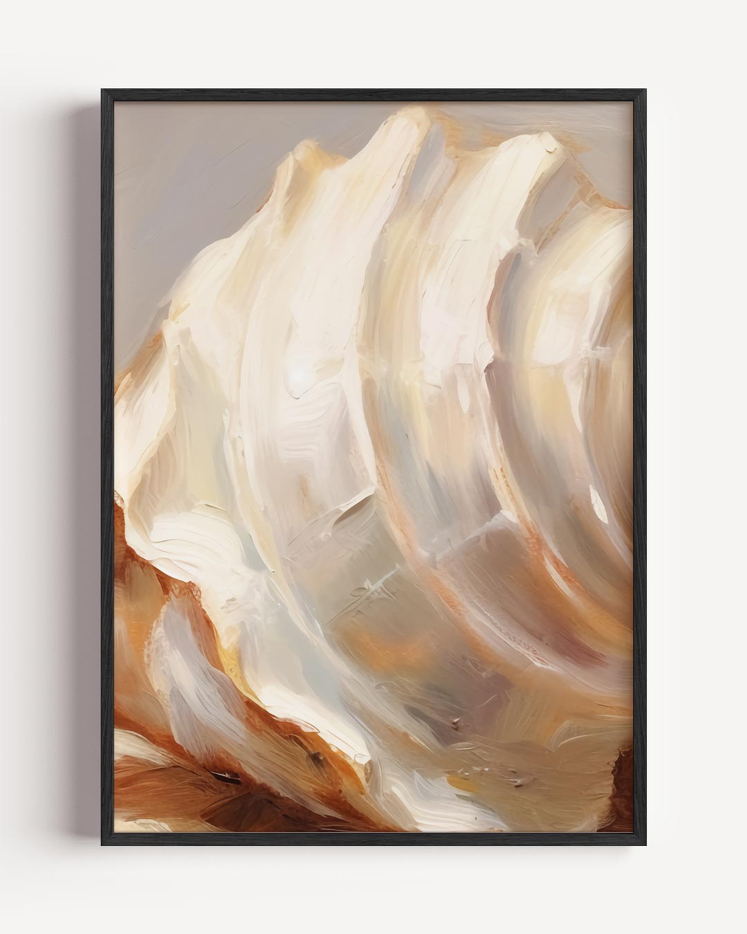 Elegant Schelpkunstwerk Poster-WallArtistic