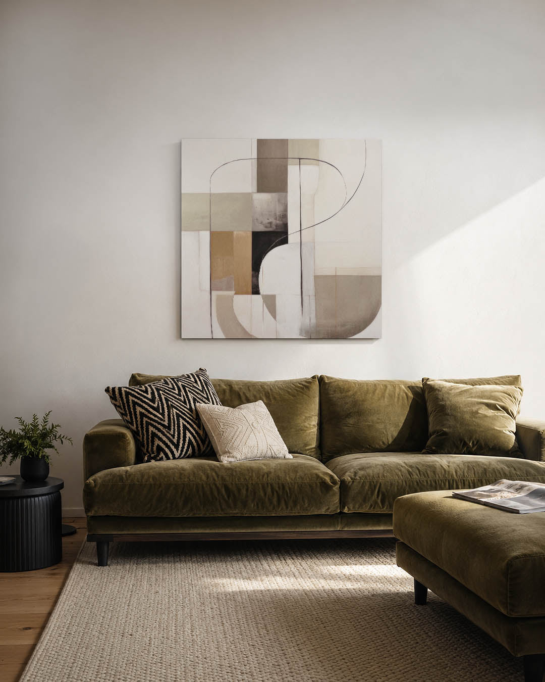 Geometrische vormen Kunstwerk