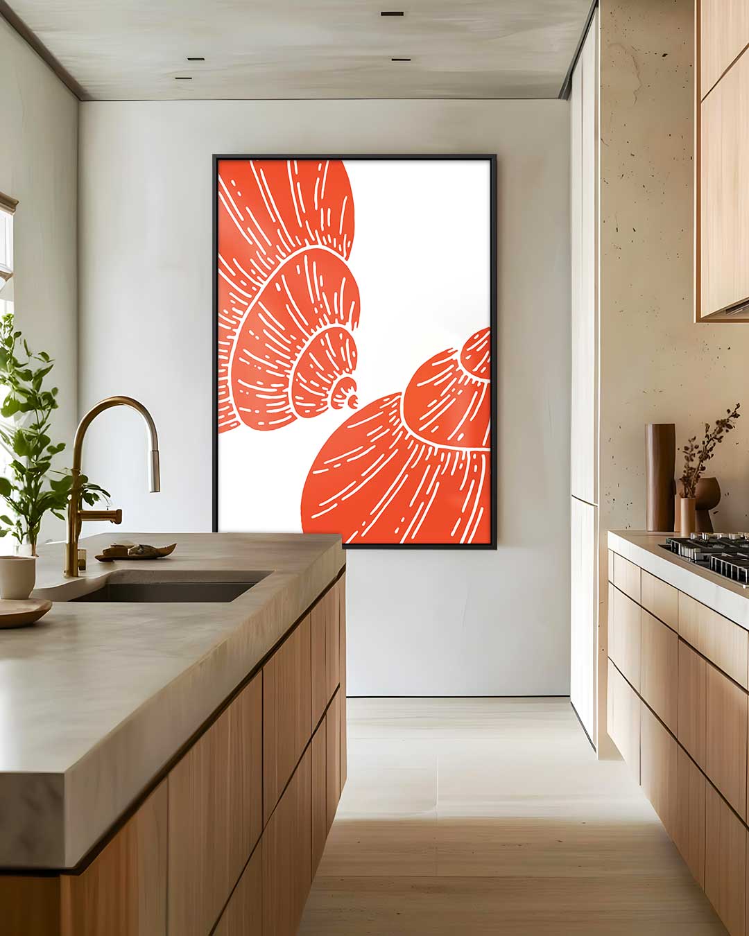 Schelp Safari Kunstwerk-canvas-dibond-plexiglas-wanddecoratie-WallArtistic