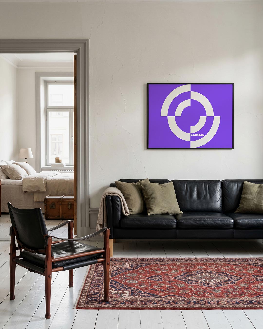 Cirkelvormen en lijnen Poster