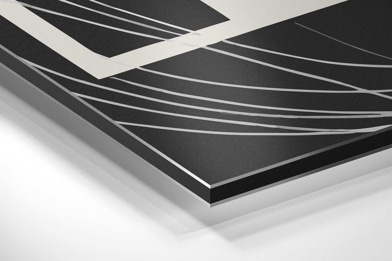 Spelen met Lijnen - Abstract Tweeluik Kunstwerk-canvas-dibond-plexiglas-wanddecoratie-WallArtistic