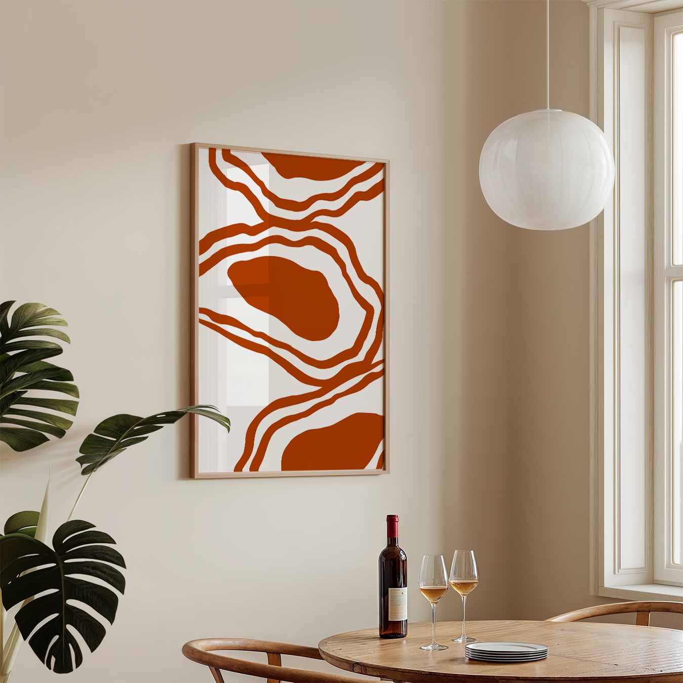 Organische Patronen Poster-WallArtistic