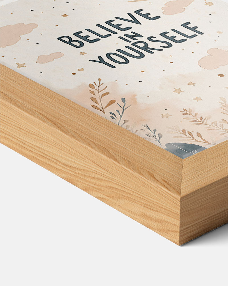 Inspirerende Poster - Believe in Yourself Poster-WallArtistic