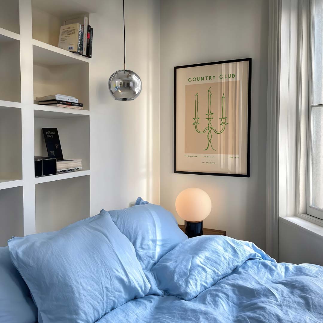 Elegante Kaarsenstandaard Poster-WallArtistic