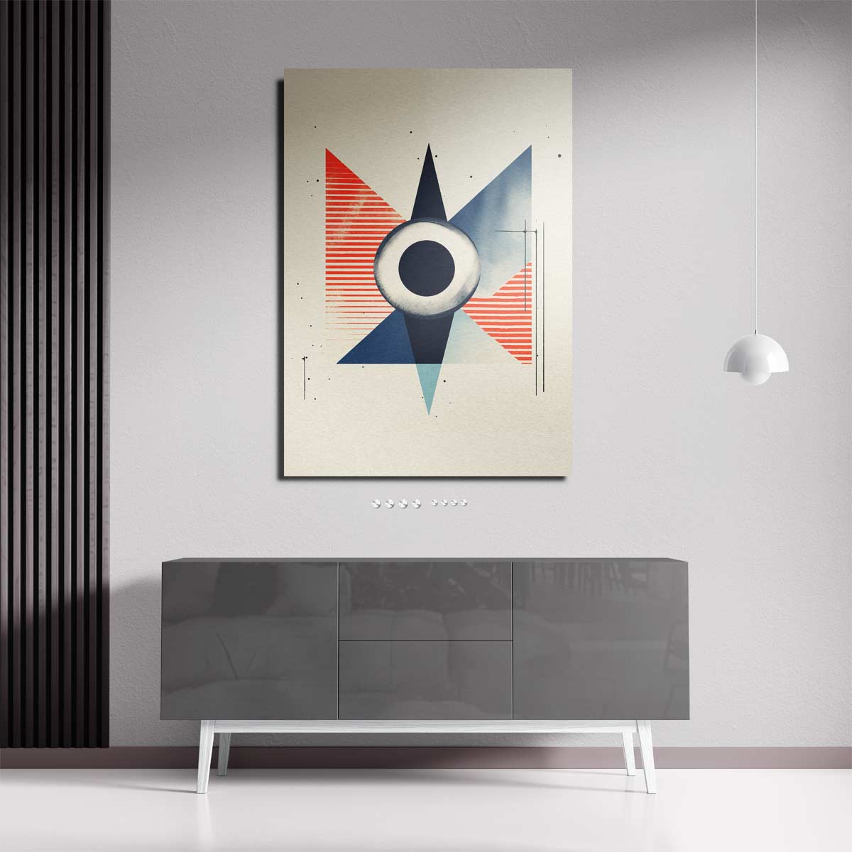 Geometrische Vortex Kunstwerk-canvas-dibond-plexiglas-wanddecoratie-WallArtistic