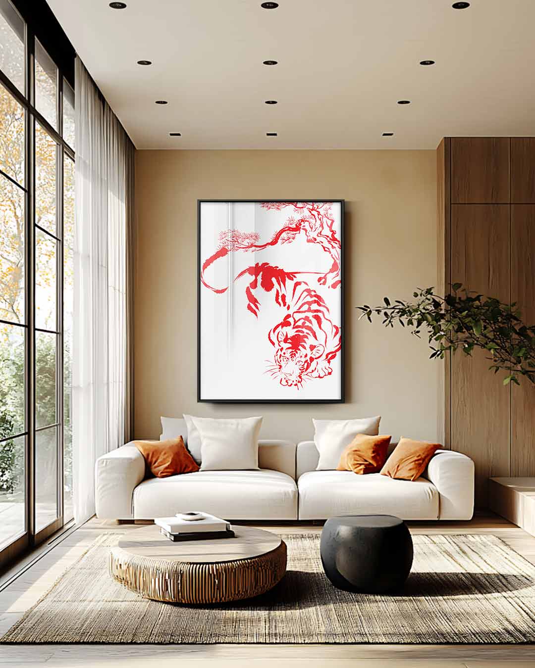 Abstract kunstwerk Kunstwerk-canvas-dibond-plexiglas-wanddecoratie-WallArtistic