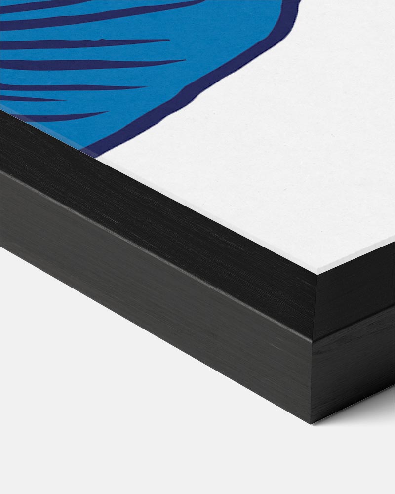 Zee-schelp Stijl Poster
