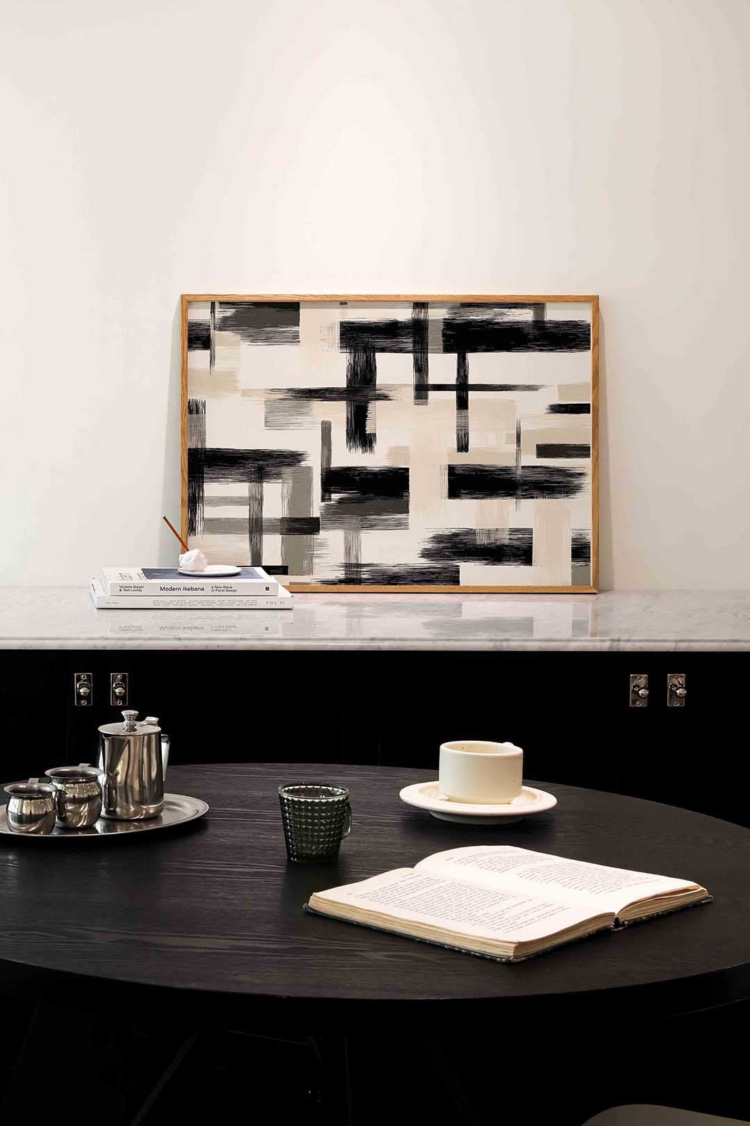 Abstracte lijnen Poster