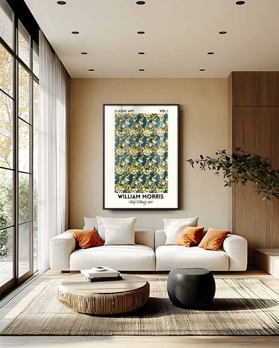 Klassieke Bloemenpracht Kunstwerk-canvas-dibond-plexiglas-wanddecoratie-WallArtistic