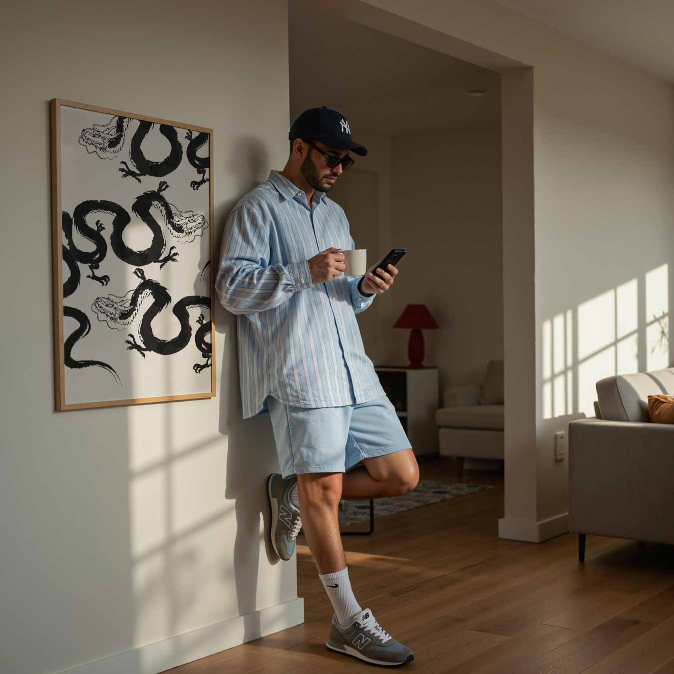 Mystieke Draak Kunstposter-WallArtistic