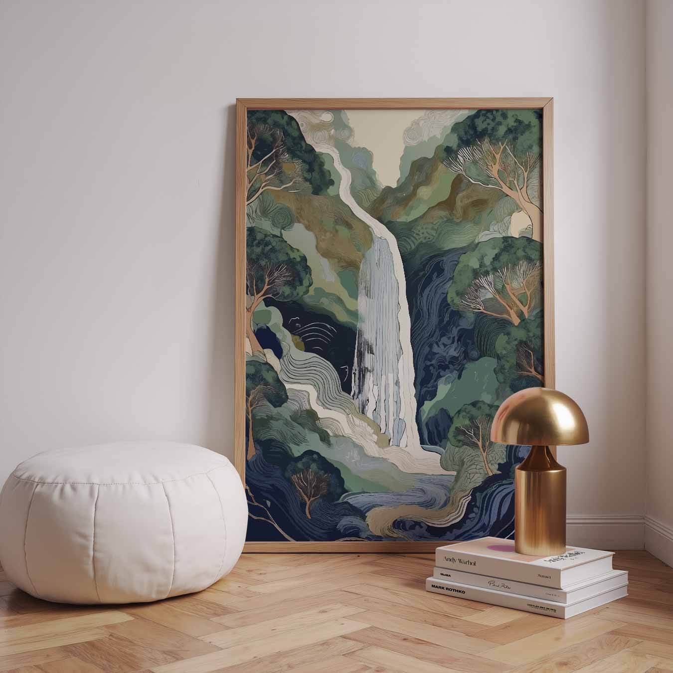 Betoverende Waterval Natuurposter