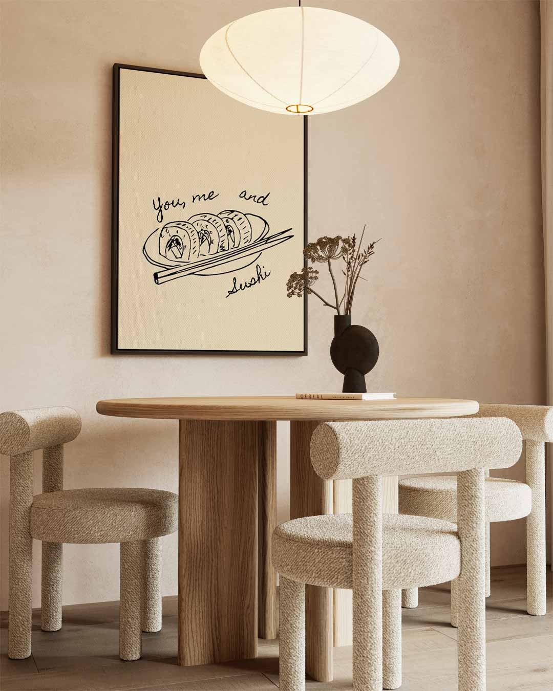 Sushi Art Print Kunstwerk-canvas-dibond-plexiglas-wanddecoratie-WallArtistic