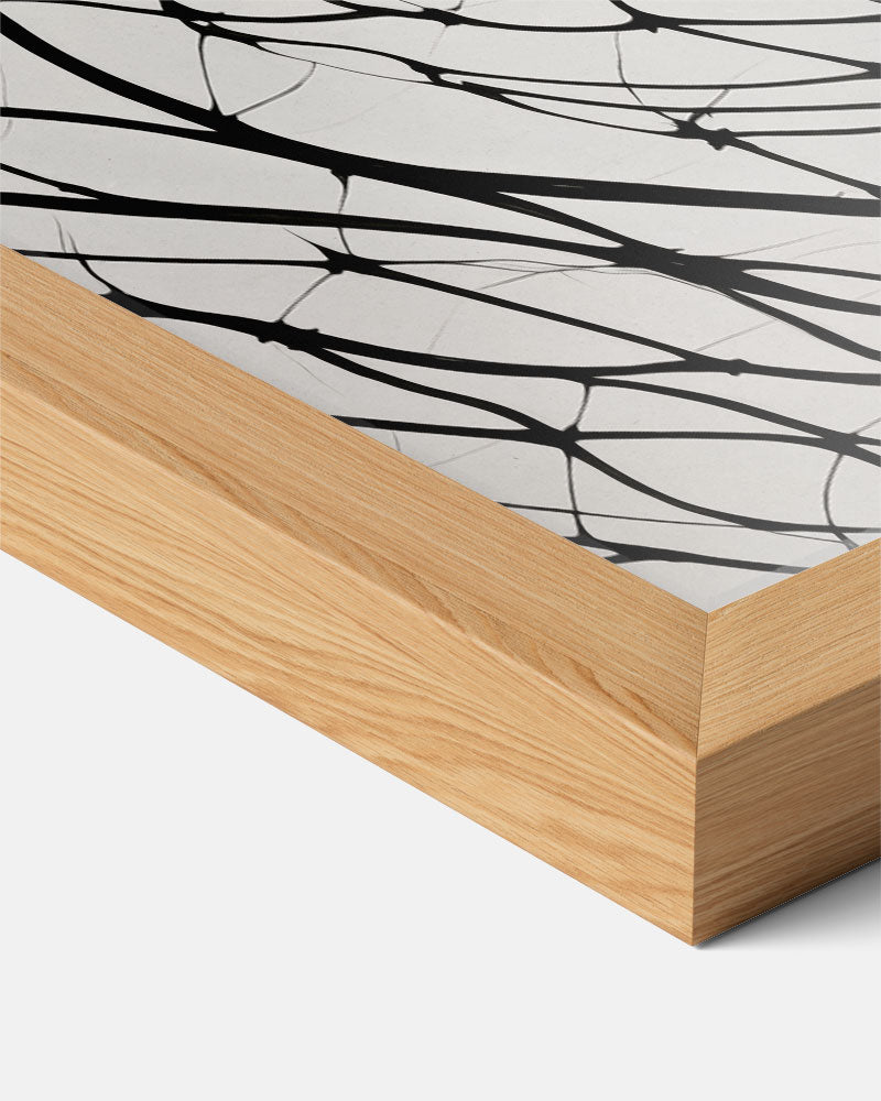 Moderne Abstracte Netwerk Poster-WallArtistic