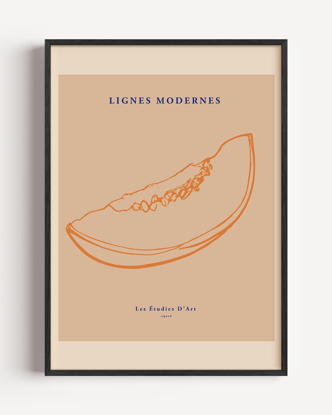 Moderne Artistieke Meloen Poster-WallArtistic