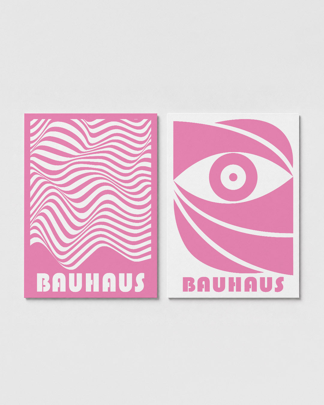 Golvend lijnenspel Posterset