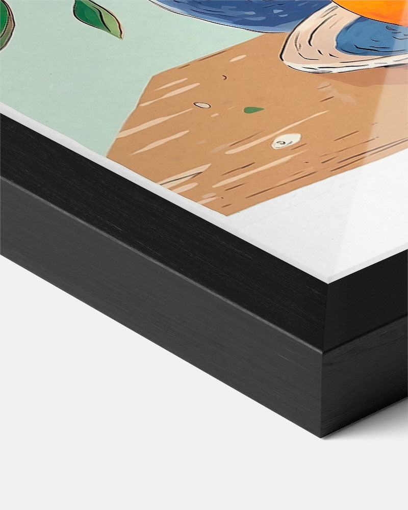 Verfrissende Citrus Stilleven Poster-WallArtistic