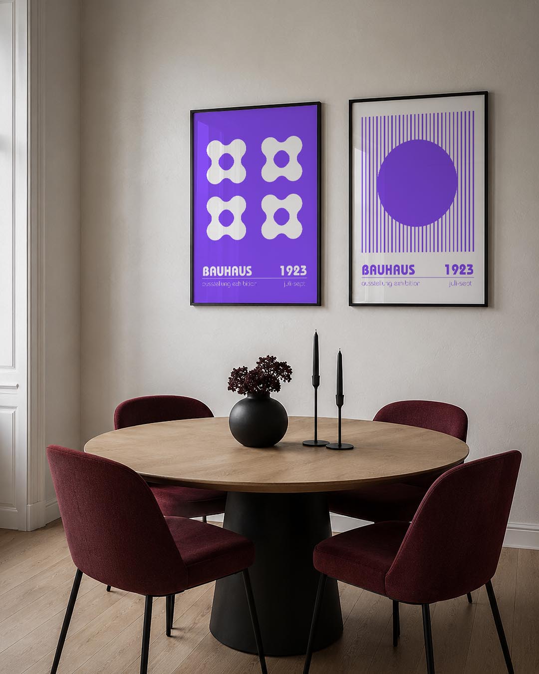 Vormenspel en kleur Posterset