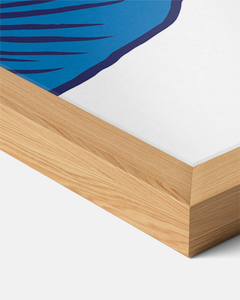 Zee-schelp Stijl Poster
