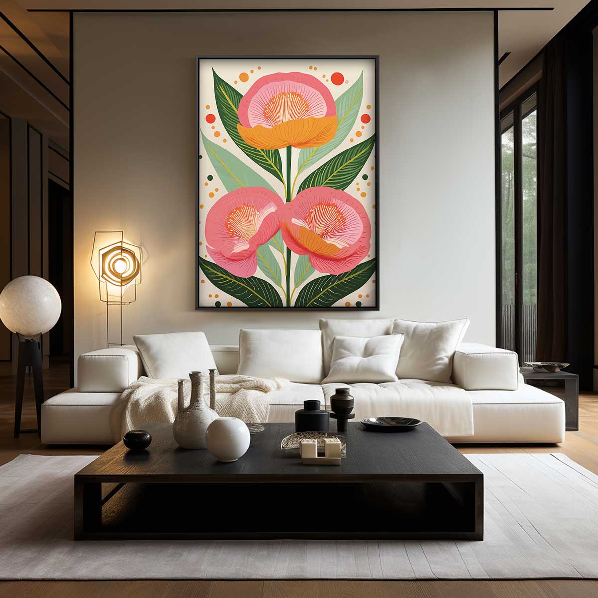 Bloemenpracht in Kleur Kunstwerk-canvas-dibond-plexiglas-wanddecoratie-WallArtistic