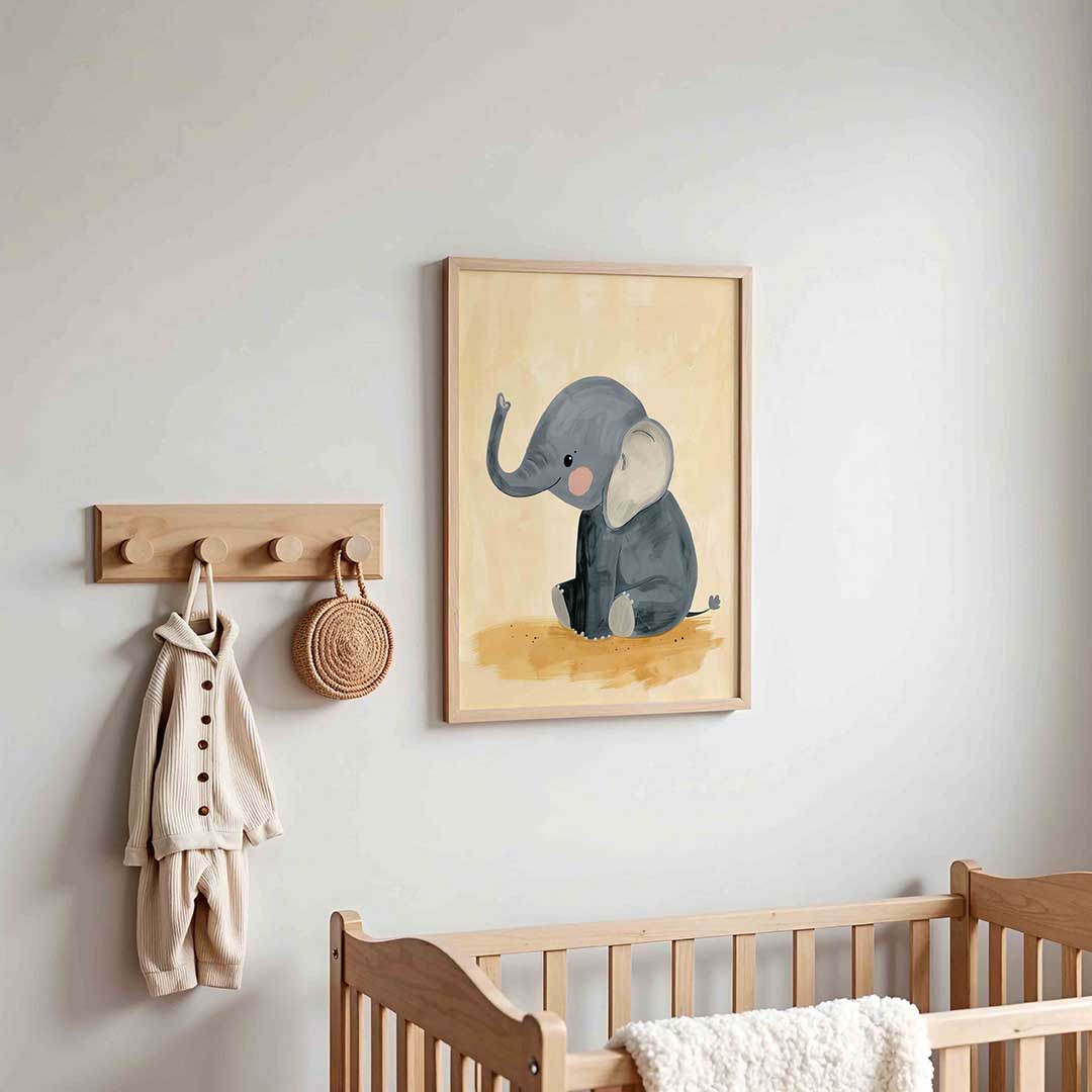 Schattige olifant Poster