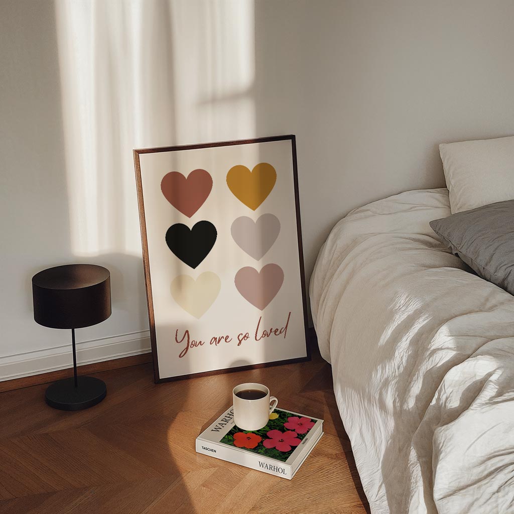 Warme Hartjes Poster-WallArtistic