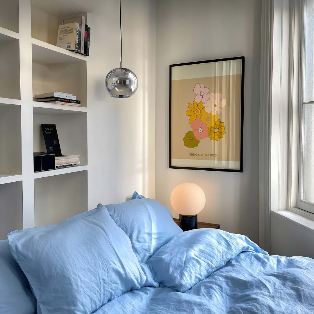 Retro Bloemenpracht Poster-WallArtistic