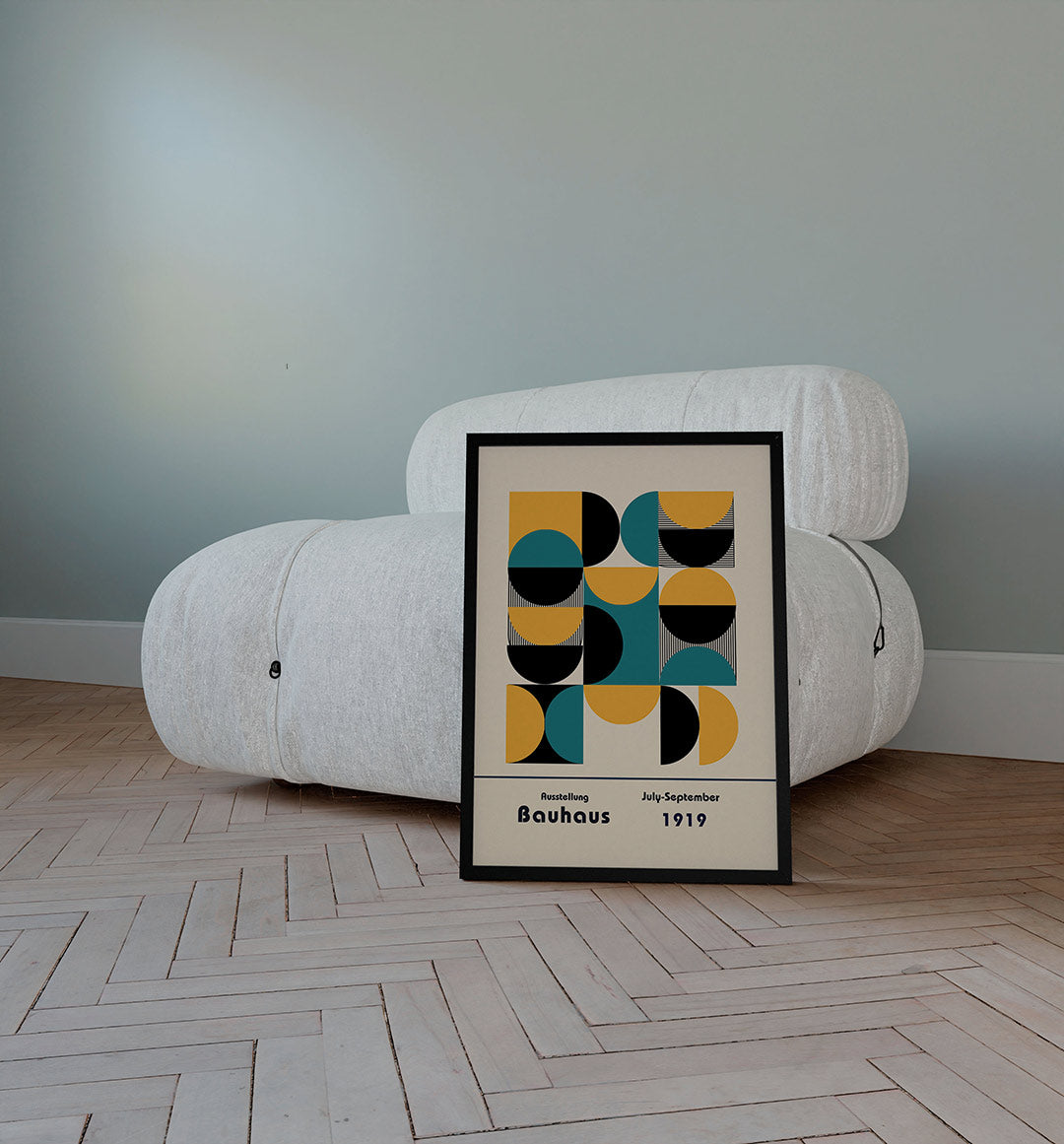 Vormritme en kleur Poster