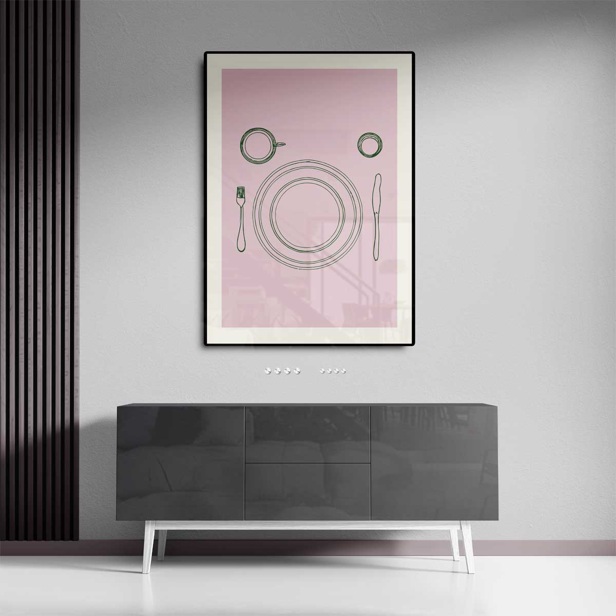 Minimalistisch Tafelschikking Kunstwerk-canvas-dibond-plexiglas-wanddecoratie-WallArtistic