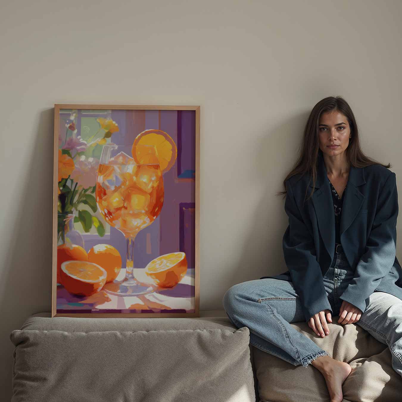 Zomerse Citrus Verfrissing Poster-WallArtistic