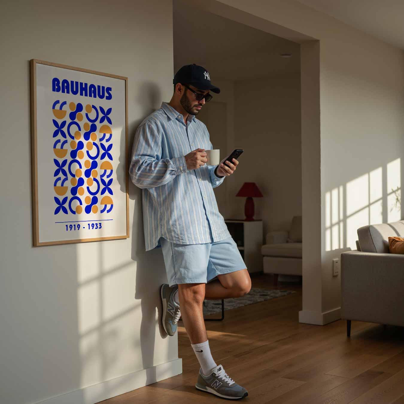 Retro Bauhaus Kunstposter-WallArtistic