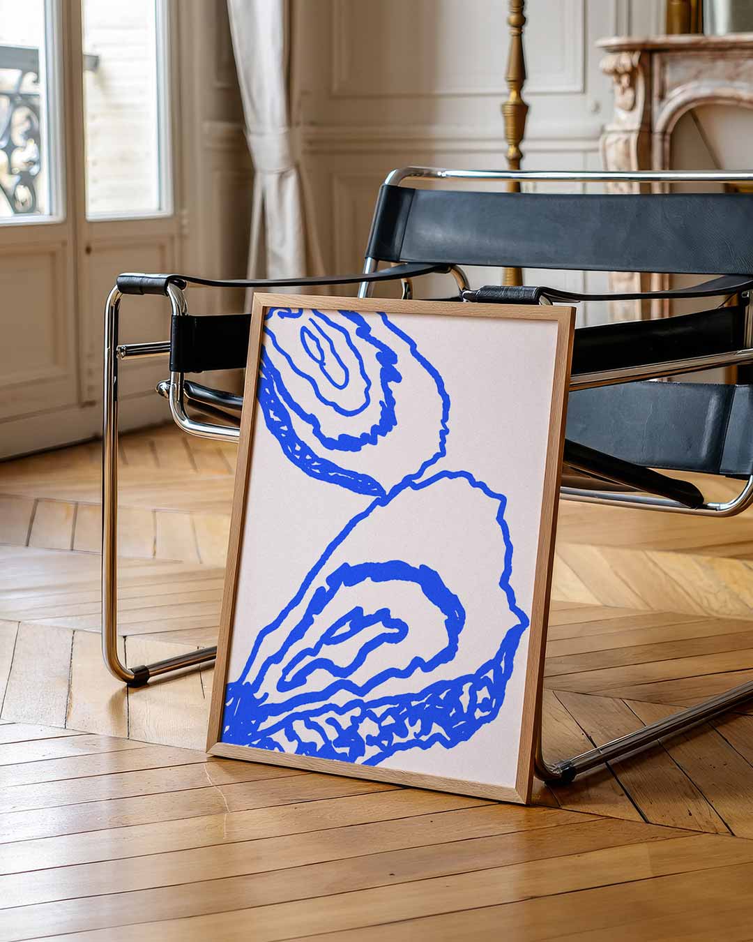 Elegante Oesterlijnen Poster