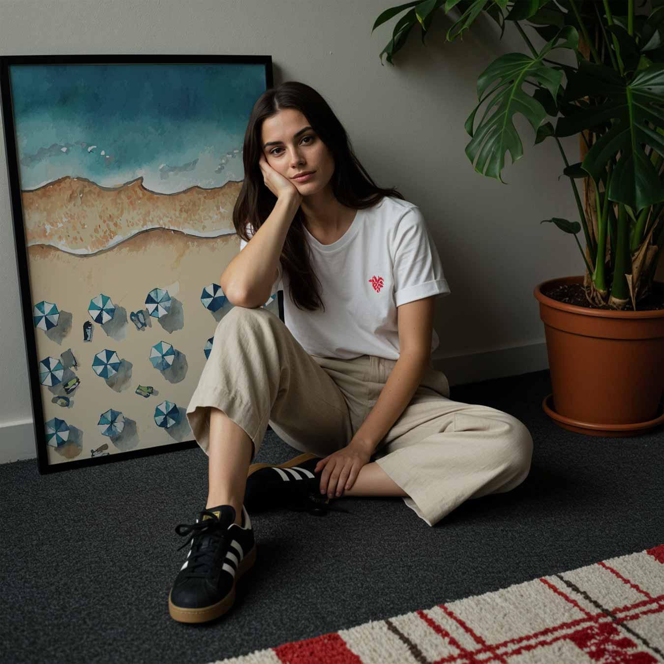 Stranddag Droomposter-WallArtistic