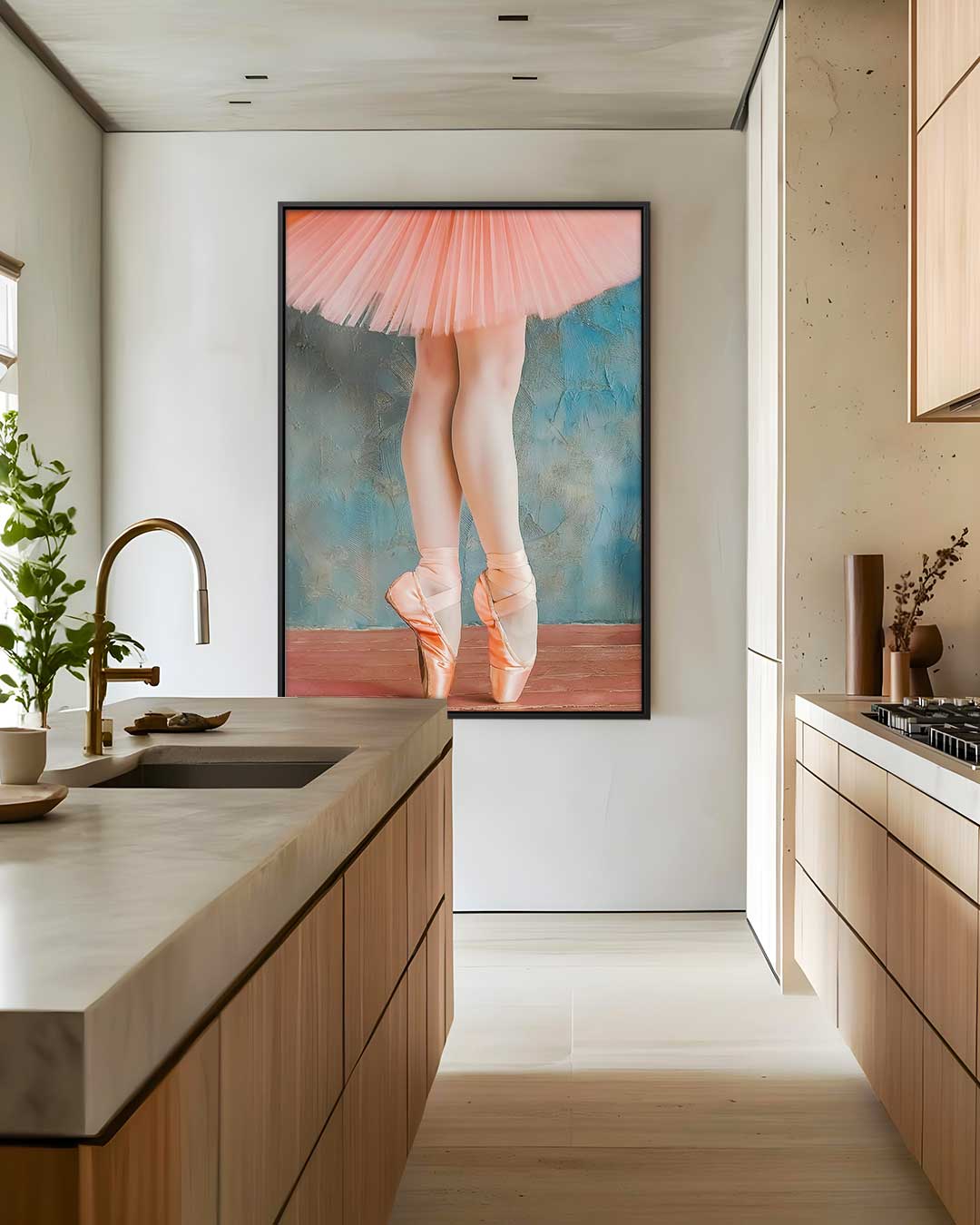 Elegante Balletdroom Kunstwerk-canvas-dibond-plexiglas-wanddecoratie-WallArtistic