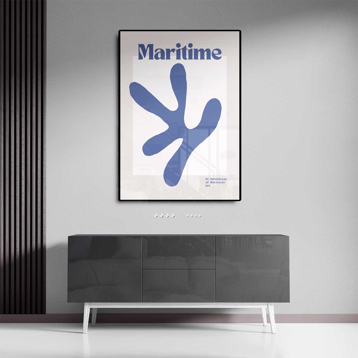 Maritieme Botanische Kunst Kunstwerk-canvas-dibond-plexiglas-wanddecoratie-WallArtistic