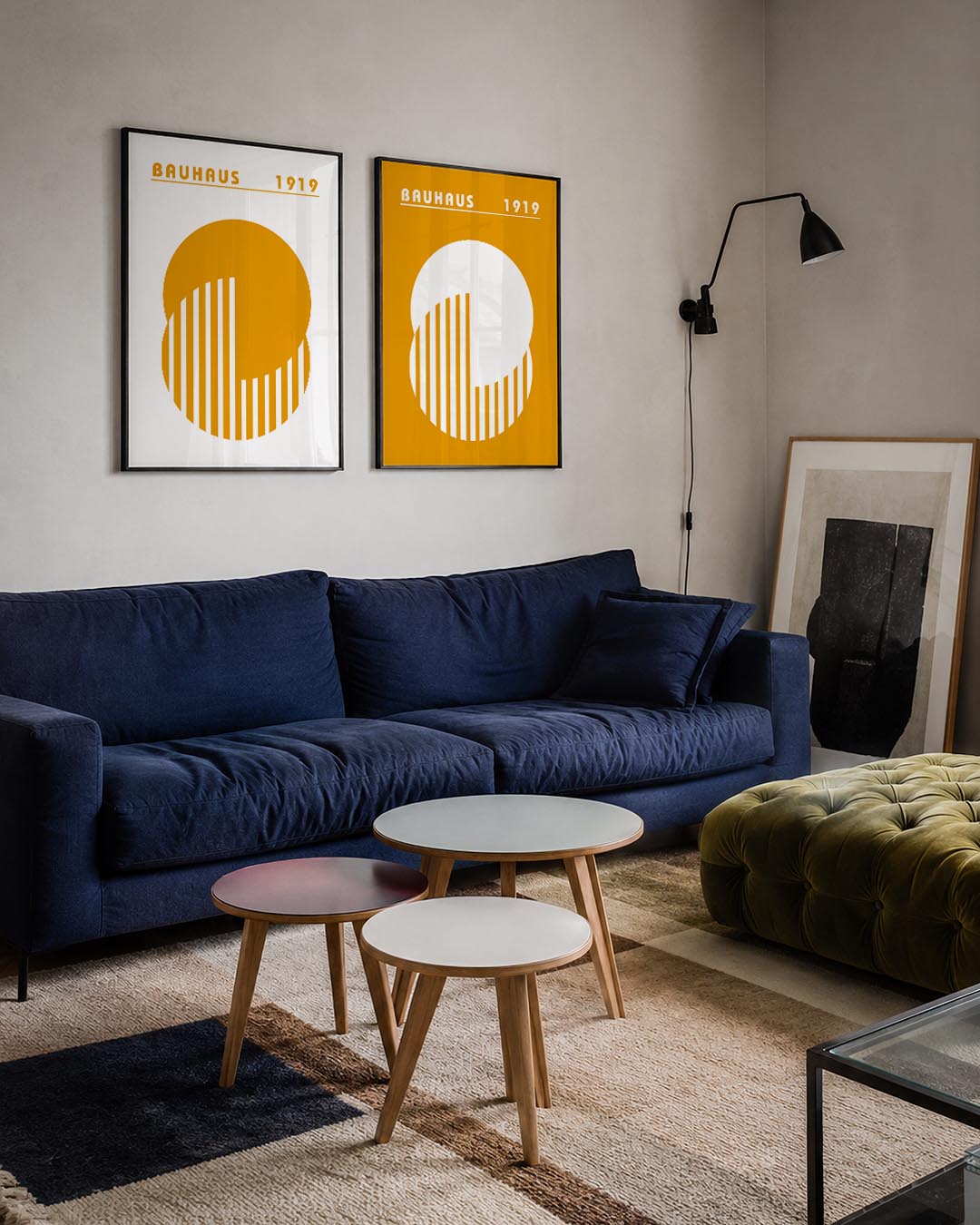 Cirkel en strepen Posterset