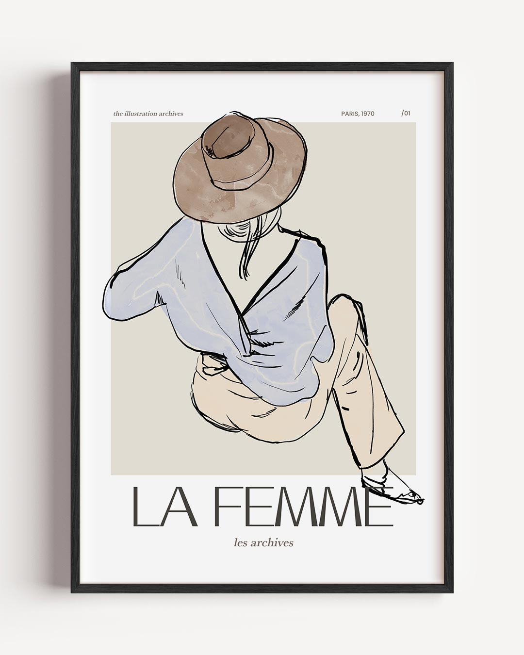 Vintage Parijse Chic Poster-WallArtistic