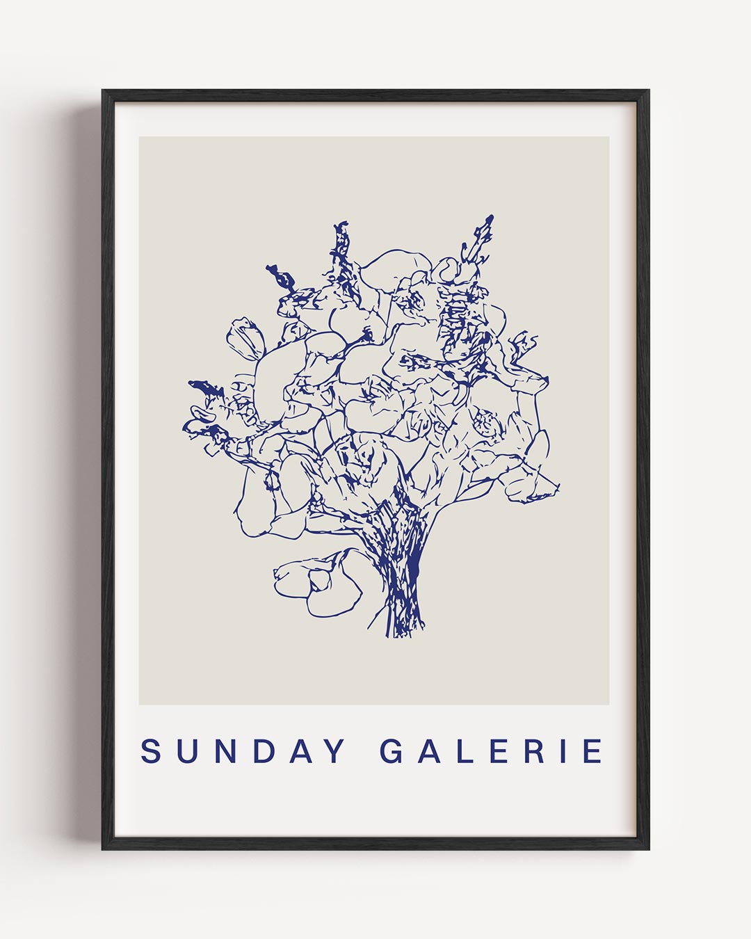 Bloemachtig Minimalisme Poster-WallArtistic