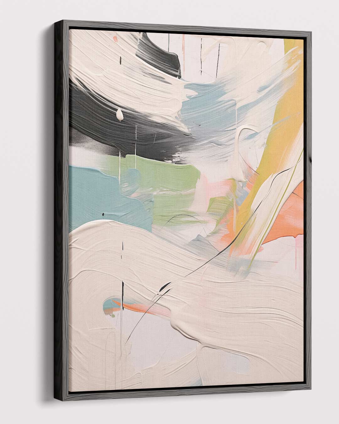 Kleurenstorm in Beweging Kunstwerk-canvas-dibond-plexiglas-wanddecoratie-WallArtistic