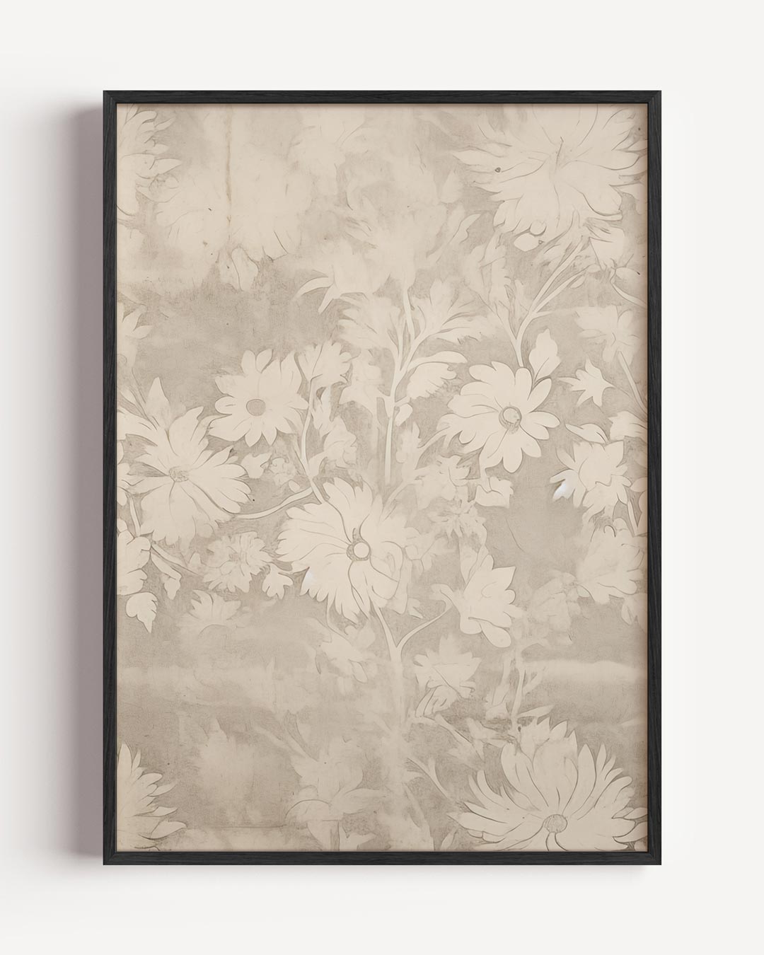 Vintage Bloemenpatroon Poster-WallArtistic