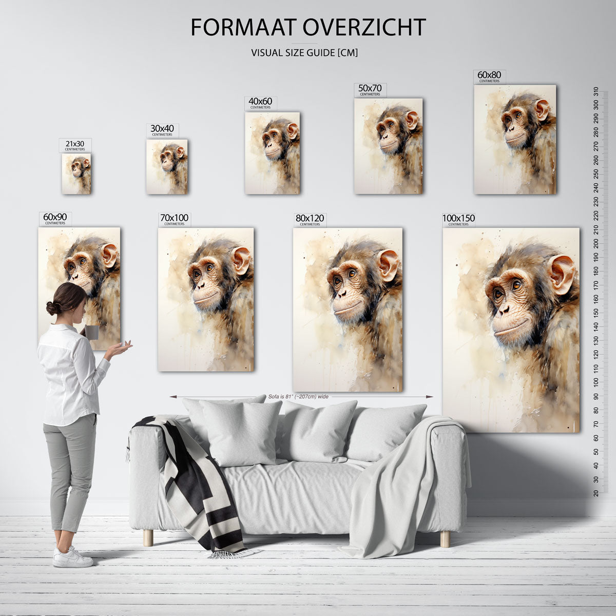 Aap portret Poster