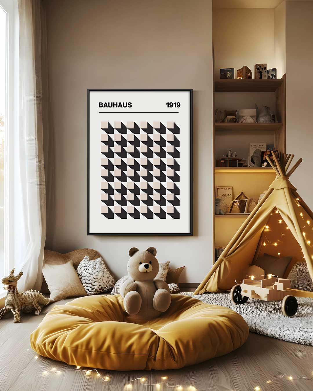 Bauhaus Geometrisch Kunstwerk Kunstwerk