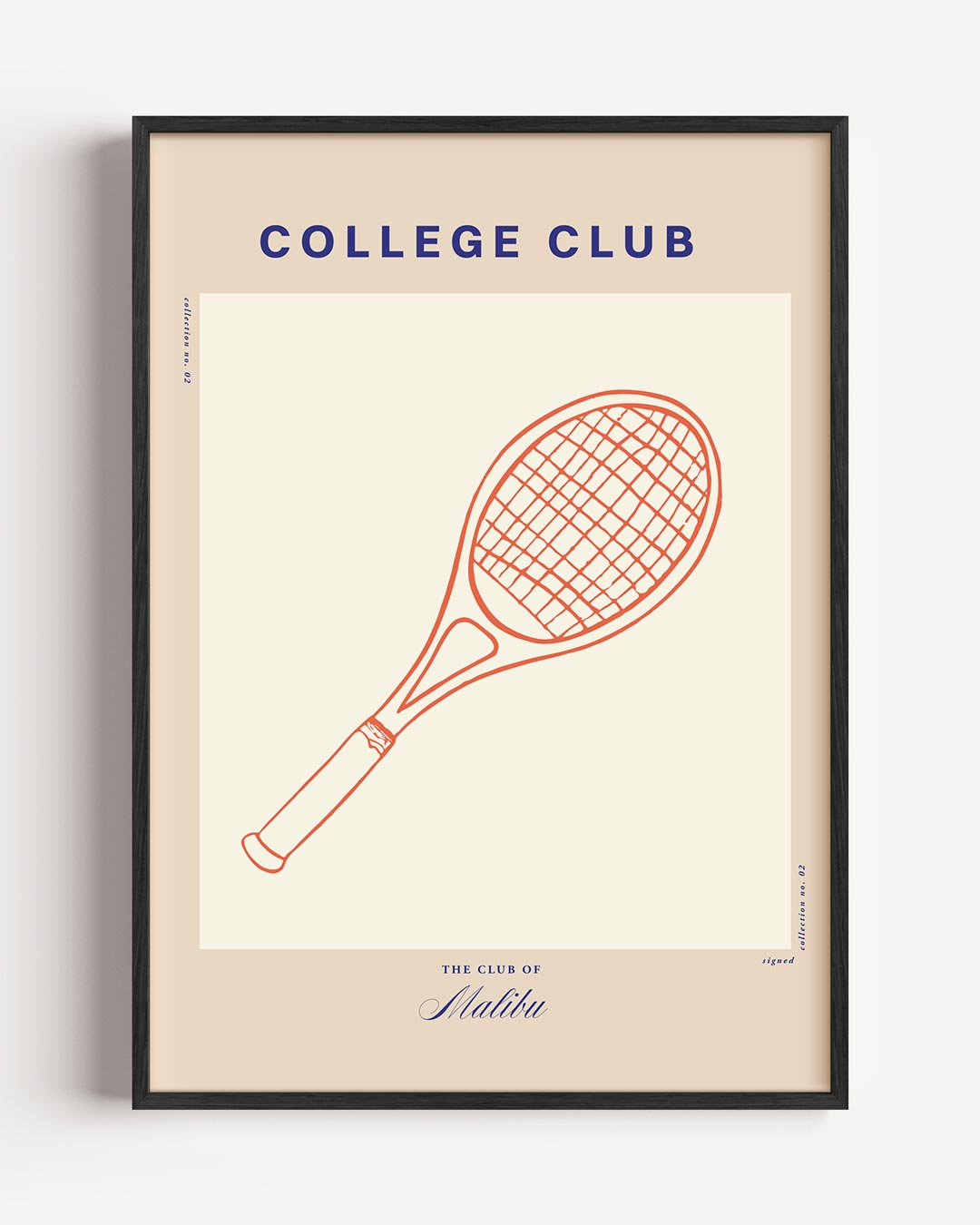 Sportieve College Club Poster-WallArtistic